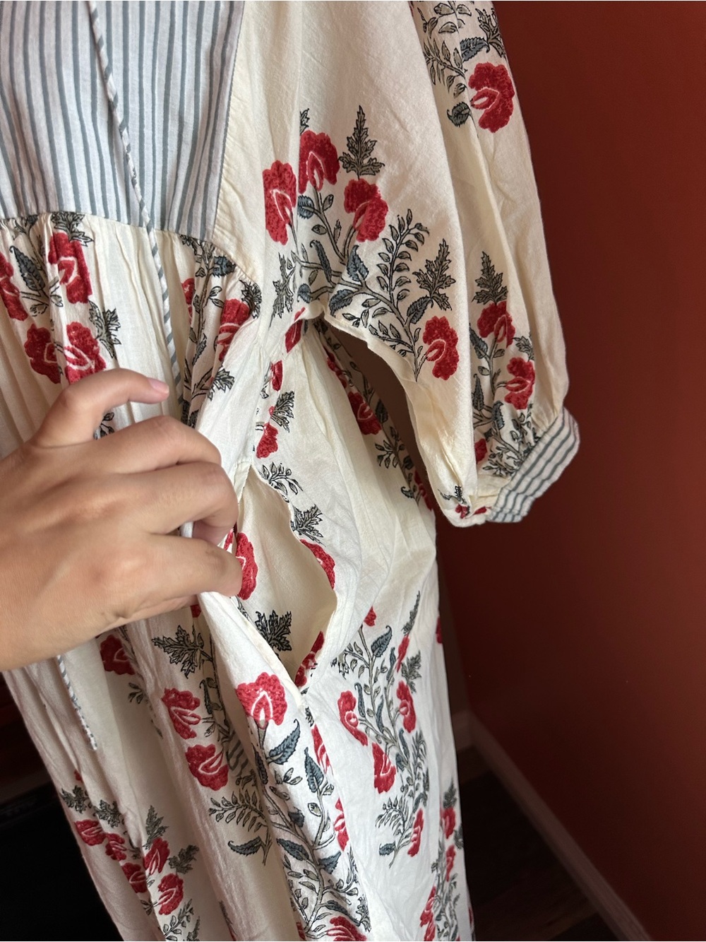 Hand Block Printed Dress - Picture 4 of 9